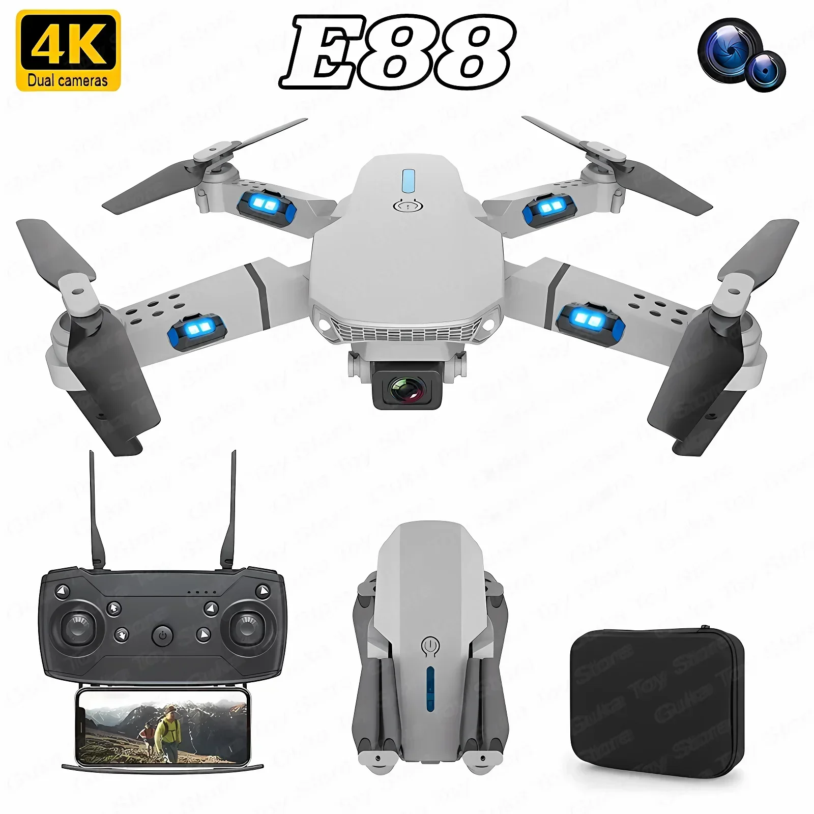 Drone Battery Box - E88 Pro WIFI FPV Drohne Weitwinkel