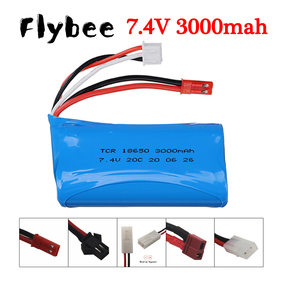 Drone Battery Lipo - 7,4 V 3000 mAh 18650 Li-Ion