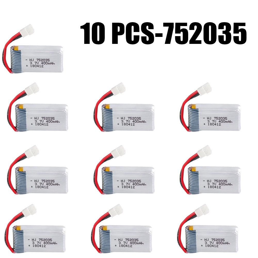 10 Stück – 3,7 V 400 mAh 35C L – Drone Battery Lipo Bewertung und Preis