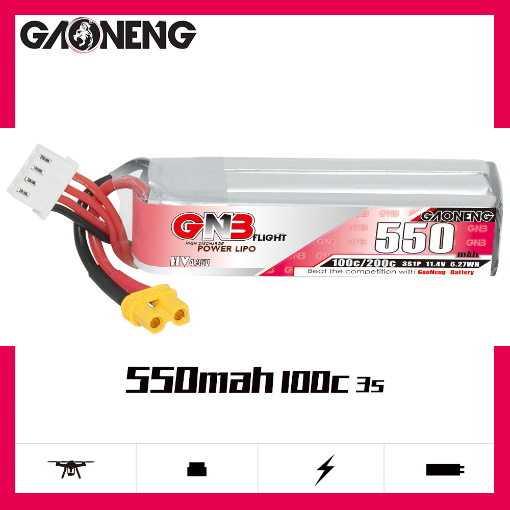 GNB HV 11,4 V 550 mAh 100C/200 – Drone Battery Lipo Bewertung und Preis