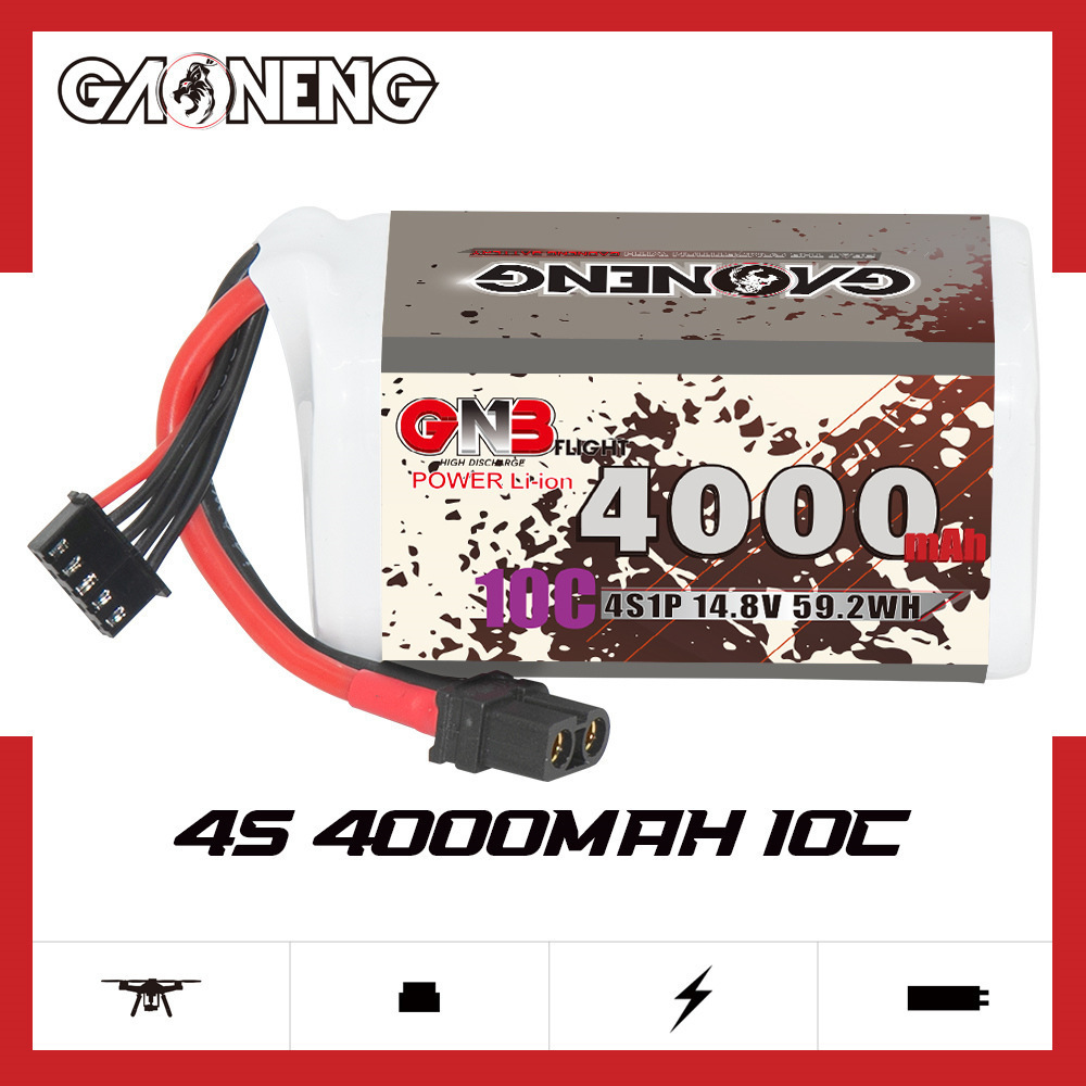 GNB 4000 mAh 4S 14,8 V 10C 20C – Drone Battery Connector Bewertung und Preis